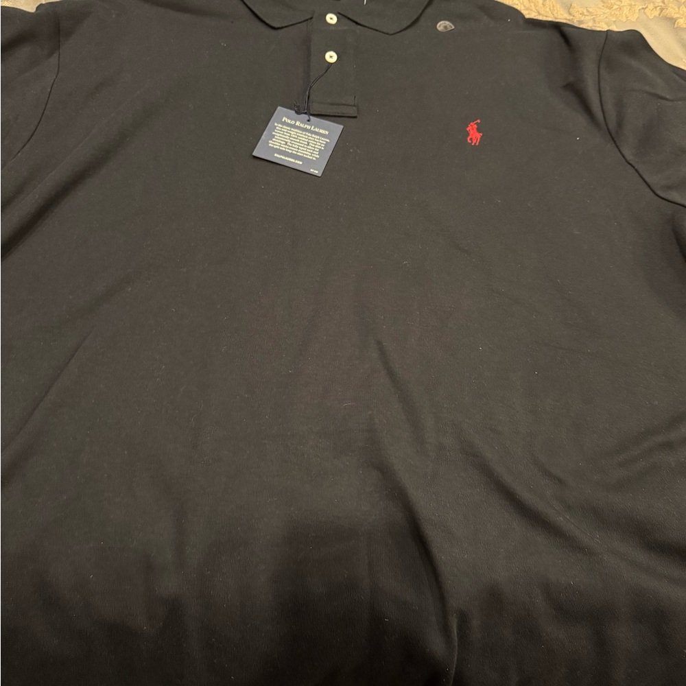 Mens 2 button polo shirt